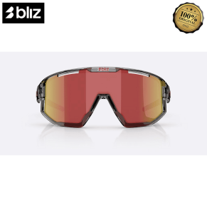 Очки BLIZ Fusion Transparant Dark Grey Brow Red Multi